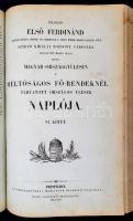 Felséges első Ferdinánd austriai császár, Magyar- és Csehország e' néven ötödik koronás királyt...