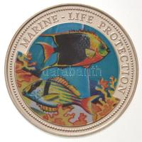 Gambia 1997. 10B Cu-Ni "Tengeri élet védelme - Halak" multicolor T:PP Gambia 1997. 10 Bututs Cu-Ni "Marine Life Protection - Fishes" multicolor T:PP Krause KM#64