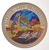 Málta 2000. 100L Cu-Ni "Tengeri élet védelme - Halak" multicolor T:PP Malta 2000. 100 Liras Cu-Ni "Marine Life Protection - Fishes" multicolor C:PP Krause X#303