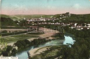 Segesvár, Schässburg, Sighisoara; látkép. W. Nagy kiadása / general view (EK)