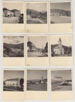 cca 1939 Fotók Kárpátaljáról: Rahó és környéke, életképek, stb., egy részük hátulján feliratozva, összesen 52 db, különböző méretben