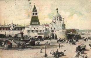 Moscow, Moskau, Moscou; Place Loubiansky / Lubyanskaya (Lubyanka) square, shops