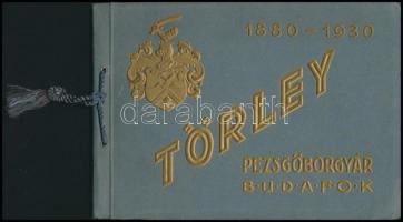 1930 Törley pezsgőborgyár Budafok. 1880-1930. A gyár történetét bemutató képes nyomtatvány . 60p. Fű...