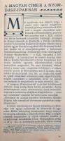 1905 Magyar Nyomdászok Évkönyve. 20. évf. Szerk.: Novák László, László Dezső. Bp., 1905, Könyvnyomdá...
