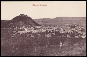 Déva, Deva; látkép, vár. Kroll Gyula kiadása / general view, castle