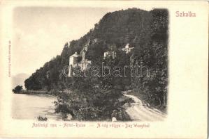 Vágsziklás, Szkalka-Benedek, Skalka nad Váhom; apátsági romok. Gansel Lipót 43. / abbey ruins (EK)