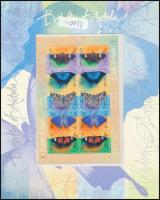 Lepke kisív ajándék kiadásban, Butterfly minisheet in gift edition