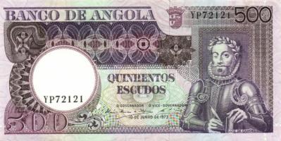 Angola 1973. 20Esc, 50Esc, 100Esc, 500Esc, 1000Esc teljes sor! T:I