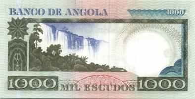 Angola 1973. 20Esc, 50Esc, 100Esc, 500Esc, 1000Esc teljes sor! T:I