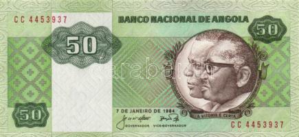 Angola 1984. 50K, 100K, 500K, 1000K teljes sor! T:I