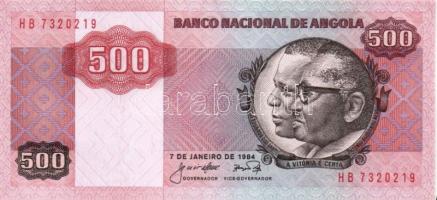 Angola 1984. 50K, 100K, 500K, 1000K teljes sor! T:I