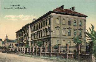 Temesvár, Timisoara; M. kir. állami tanítóképezde. L. &amp; P. 3161. / teachers&#039; school (EK)