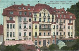 Trencsénteplic, Trencianske Teplice; Teplic nagyszálloda. Wertheim Zsigmond kiadása / Grand Hotel Teplicz (EK)