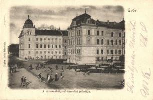 Győr, Rába-Szabályozó Társulat palotája. Grigler Béla felvétele (EK)