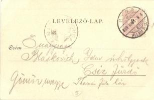 1899 Győr, Városi színház, Sétatéri új híd. Heckenast György kiadása (EK)