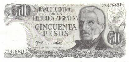 Argentína 1976-83. 10P, 50P, 100P, 500P, 1000P, 5000P, 10.000P, 50.000P, 100.000P, 500.000P, 1000.00...