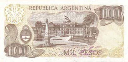 Argentína 1976-83. 10P, 50P, 100P, 500P, 1000P, 5000P, 10.000P, 50.000P, 100.000P, 500.000P, 1000.00...