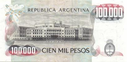 Argentína 1976-83. 10P, 50P, 100P, 500P, 1000P, 5000P, 10.000P, 50.000P, 100.000P, 500.000P, 1000.00...