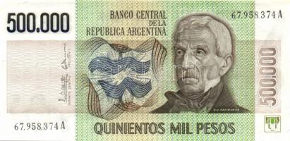 Argentína 1976-83. 10P, 50P, 100P, 500P, 1000P, 5000P, 10.000P, 50.000P, 100.000P, 500.000P, 1000.00...