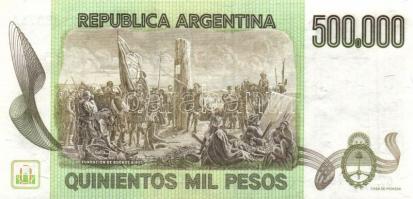 Argentína 1976-83. 10P, 50P, 100P, 500P, 1000P, 5000P, 10.000P, 50.000P, 100.000P, 500.000P, 1000.00...