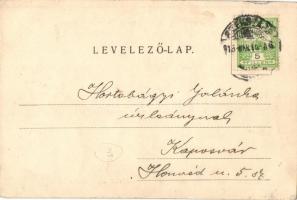 Szekszárd, Garai tér, Spitzer József és Fiai üzlete. Fischof Mór kiadása (EK)