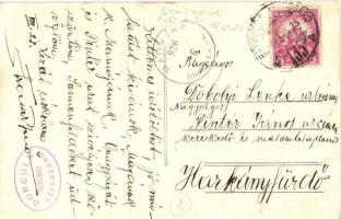 1926 Szekszárd, Csörge-tó, Turul strandfürdő. Borgula photo