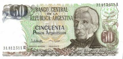 Argentína 1983-84. 1P, 5P, 10P, 50P, 100P, 500P, 1000P, 5000P T:I
