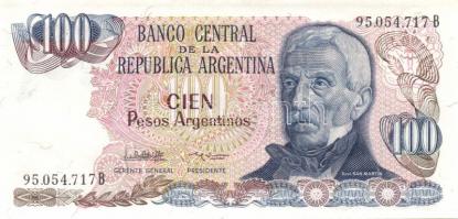 Argentína 1983-84. 1P, 5P, 10P, 50P, 100P, 500P, 1000P, 5000P T:I