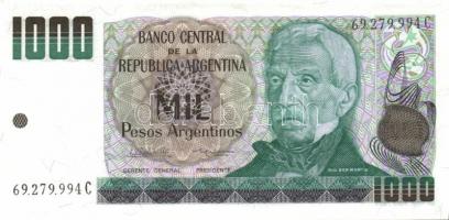 Argentína 1983-84. 1P, 5P, 10P, 50P, 100P, 500P, 1000P, 5000P T:I