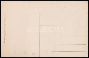 Fogaras, Fagaras; Bethlen utca, M. k. Posta. Fleissig Jakab és Fia kiadása / street view, post offic...