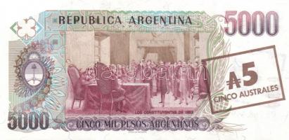 Argentína 1985. 1A, 5A, 10A teljes sor! T:I