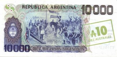 Argentína 1985. 1A, 5A, 10A teljes sor! T:I