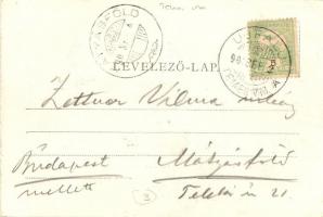 Temesújfalu, Temesvár-Újfalu, Neudorf; Gasthaus Titz / Titz vendéglő, étterem, üzlet, kerékpár. Sigm...