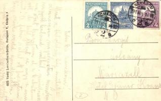 Komárom, Komárno; Nádor utca, Löwinger és Neu üzlete / street view, shops (EK)