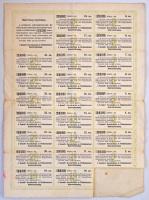 Komádi 1922. "A Komádi-i Kereskedelmi és Földhitelintézet Részvénytársaság" névre szóló ré...