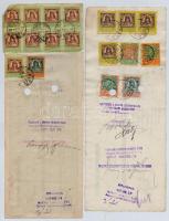 Budapest 1926-1927. 11db-os vegyes váltó tétel, mind kitöltött vagy félig kitöltött, váltóbélyegekke...