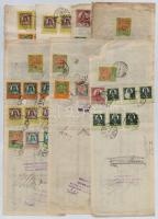 Budapest 1926-1927. 11db-os vegyes váltó tétel, mind kitöltött vagy félig kitöltött, váltóbélyegekke...