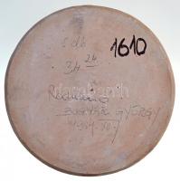 Bognár György (1944- ) 1984. "Selmecbánya 1735 - Miskolc 1949 - Sopron 1919" gipsz nagymin...