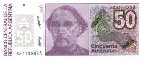 Argentína 1985-91. 1A, 5A, 10A, 50A, 100A, 500A, 1000A egy kivételével teljes sor! T:I + 1989-91. 10...