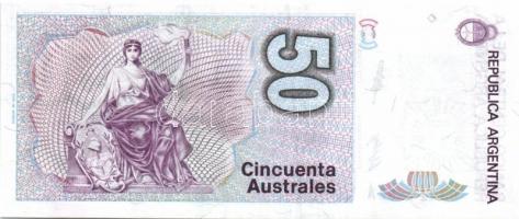 Argentína 1985-91. 1A, 5A, 10A, 50A, 100A, 500A, 1000A egy kivételével teljes sor! T:I + 1989-91. 10...