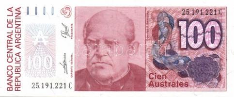 Argentína 1985-91. 1A, 5A, 10A, 50A, 100A, 500A, 1000A egy kivételével teljes sor! T:I + 1989-91. 10...