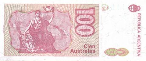 Argentína 1985-91. 1A, 5A, 10A, 50A, 100A, 500A, 1000A egy kivételével teljes sor! T:I + 1989-91. 10...