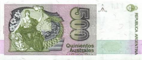 Argentína 1985-91. 1A, 5A, 10A, 50A, 100A, 500A, 1000A egy kivételével teljes sor! T:I + 1989-91. 10...