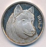 DN Farkas jelzett Ag emlékérem (31,38g/0.999/39mm) T:2 patina  ND Wolf hallmarked Ag commemorative medal (31,38g/0.999/39mm) C:XF patina