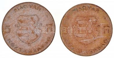1947. 5Ft Ag "Kossuth" (2x) T:2-,3 patina