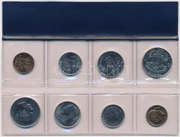Belgium 1978. 50c-10Fr (8xklf) forgalmi szett fóliatokban T:1,1- 
Belgium 1978. 50 Centimes - 10 Fr...