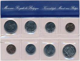 Belgium 1979. 50c-10Fr (8xklf) forgalmi szett fóliatokban T:1,1-  Belgium 1979. 50 Centimes - 10 Francs (8xdiff) coin set in foil packing C:UNC,AU