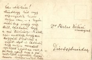 Vízszállítás ökrökkel a tábori pékségbe (Divisions-Bäckerei), amit meredek sziklák védenek gránátokt...