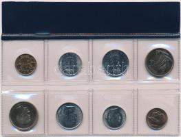 Belgium 1980. 50c-10Fr (8xklf) forgalmi szett fóliatokban T:1,1- 
Belgium 1980. 50 Centimes - 10 Fr...
