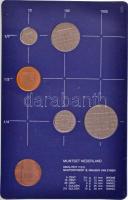 Hollandia 1982. 5c - 2 1/2G (5xklf) + 1982. "s Rijks Munt 1982 (Királyi verde)" Br zseton,...